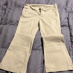 🔥 HOT DEAL 🔥 2pairs American Eagle Boot cut Khaki. 8Long